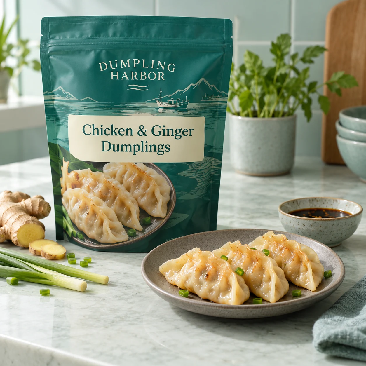 Chicken & Ginger Dumplings