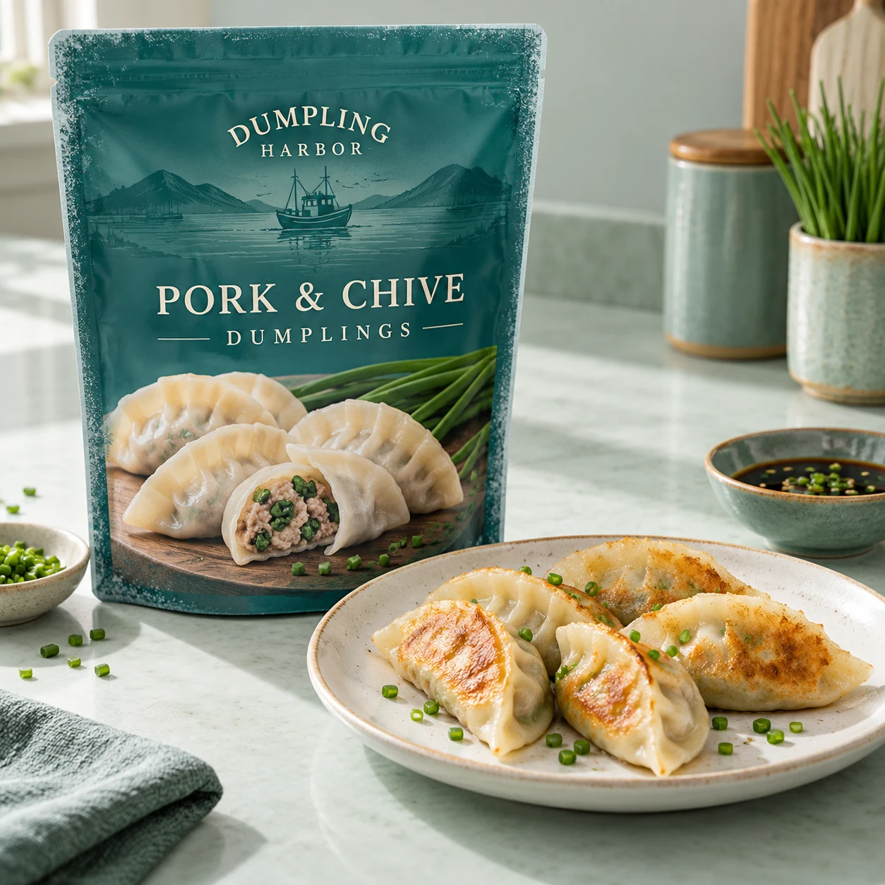 Pork & Chive Dumplings